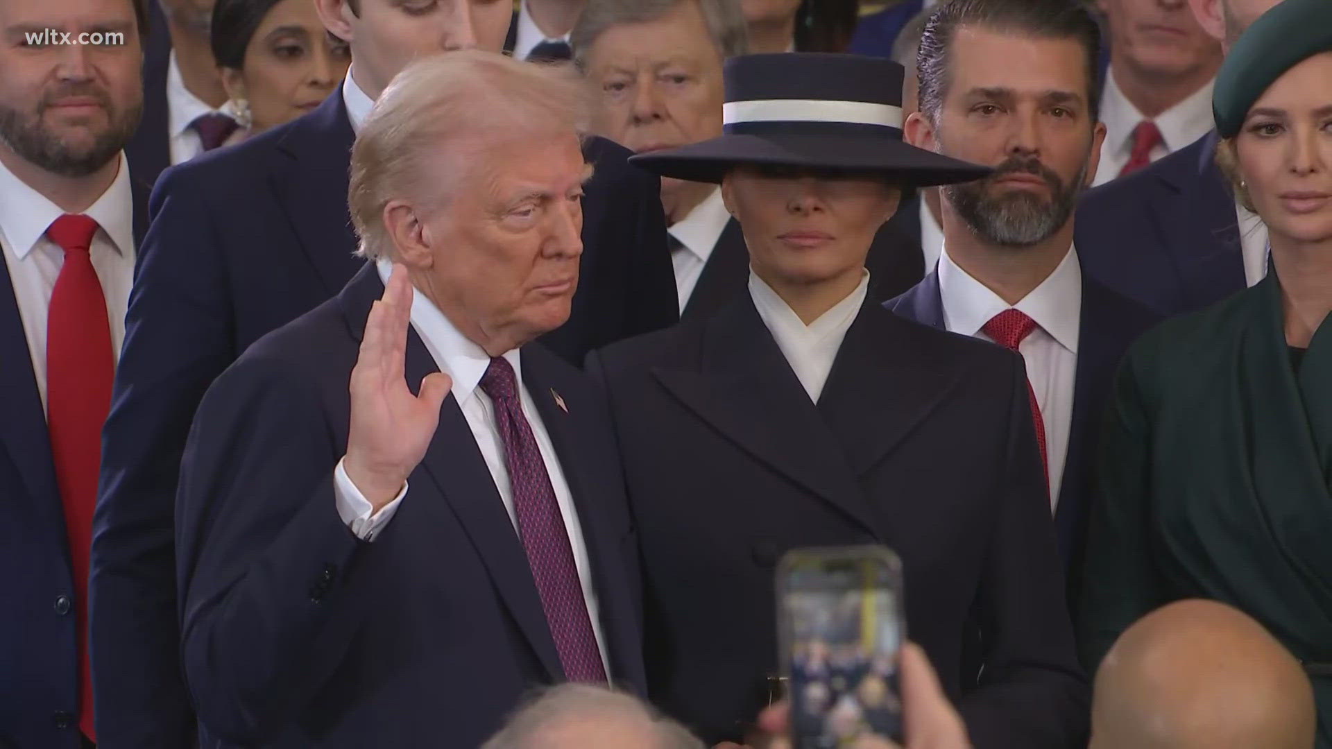 President Donald Trump took the oath of office on January 20, 2025 to become the President of the United States for a second time.