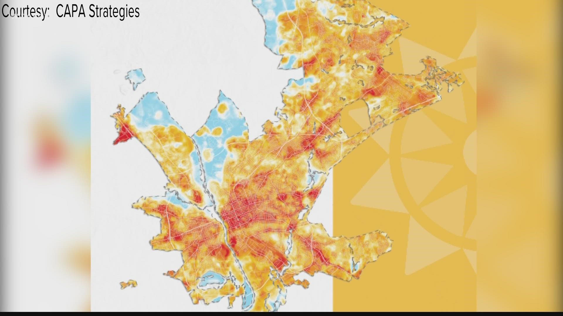 Columbia has been collecting data for the last three months to study what the warmest parts of the city are.  News19's Walker Lawson explains what they found.