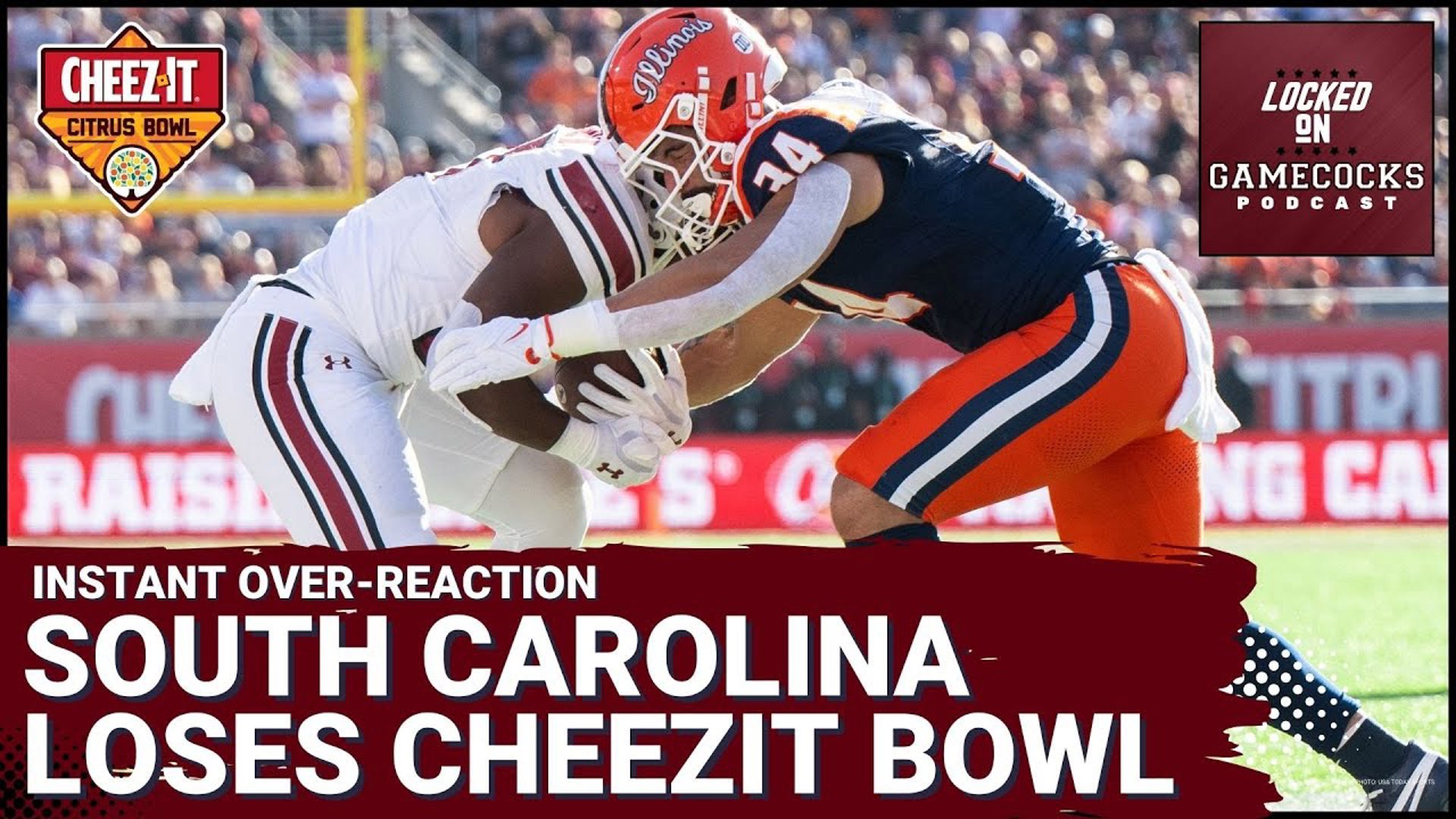 INSTANT OVERREACTION: South Carolina loses to Illinois 21-17 in the Cheez-It Bowl