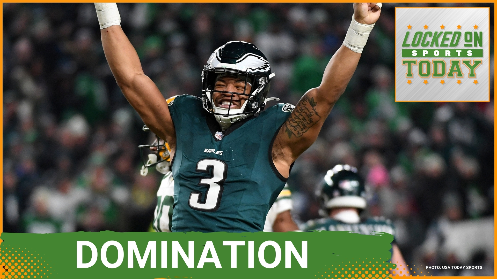 The Philadelphia Eagles stifled the Green Bay Packers at every turn. Also, Jayden Daniels made a triumphant entry to the playoffs.