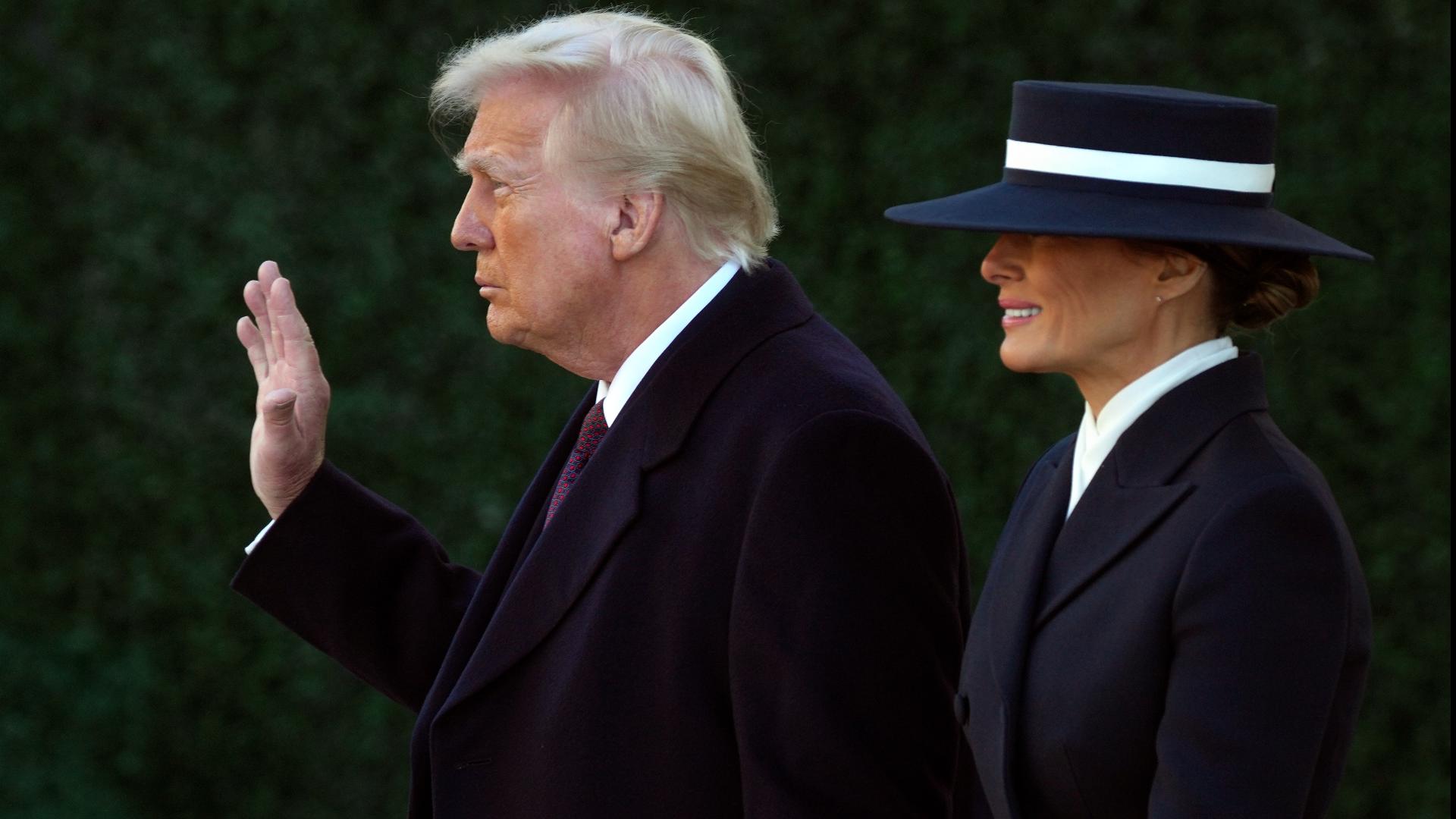 Donald Trump takes Presidential Oath of Office. January 20, 2025