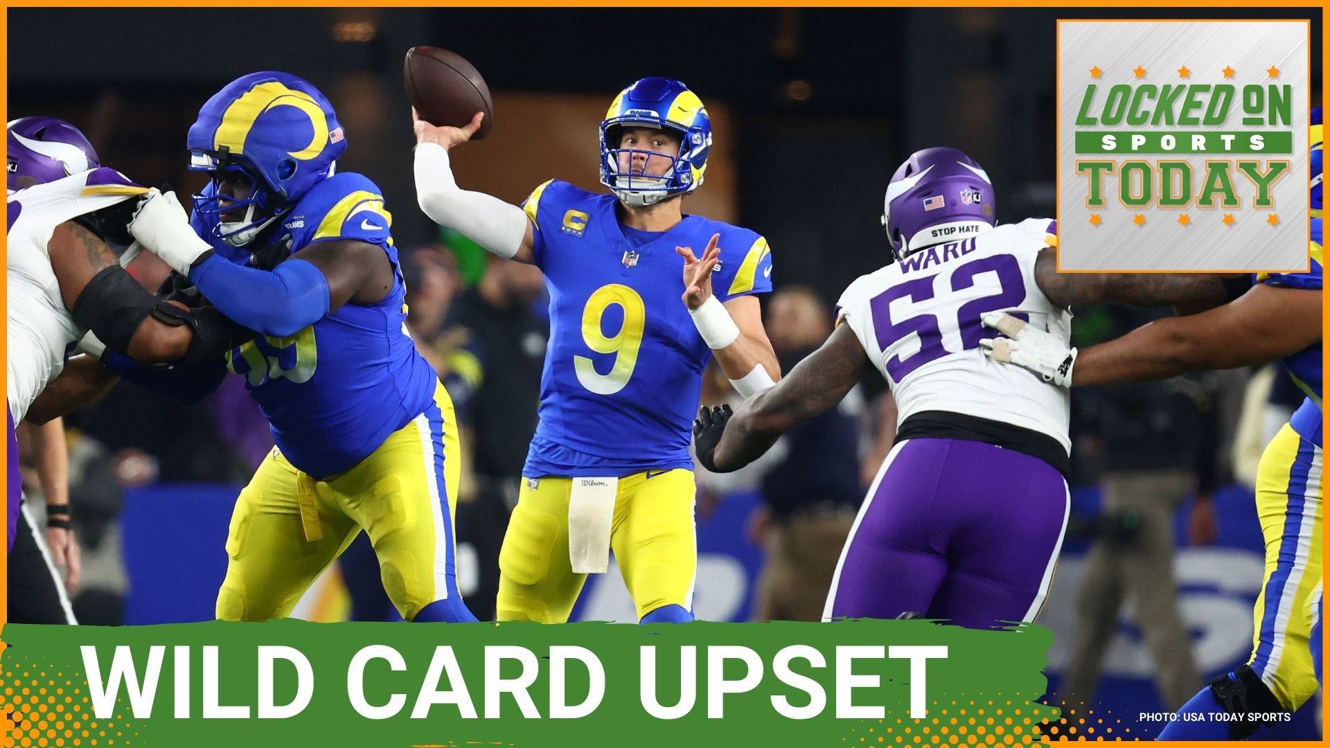 Nobody does playoff heartbreak quite like the Vikings and the Rams were very happy to oblige. Also, where exactly do the Cowboys see themselves a year from now?