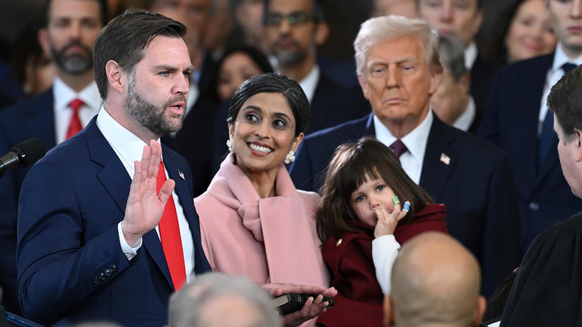J.D. Vance gets officially sworn in as the next VP of the U.S.