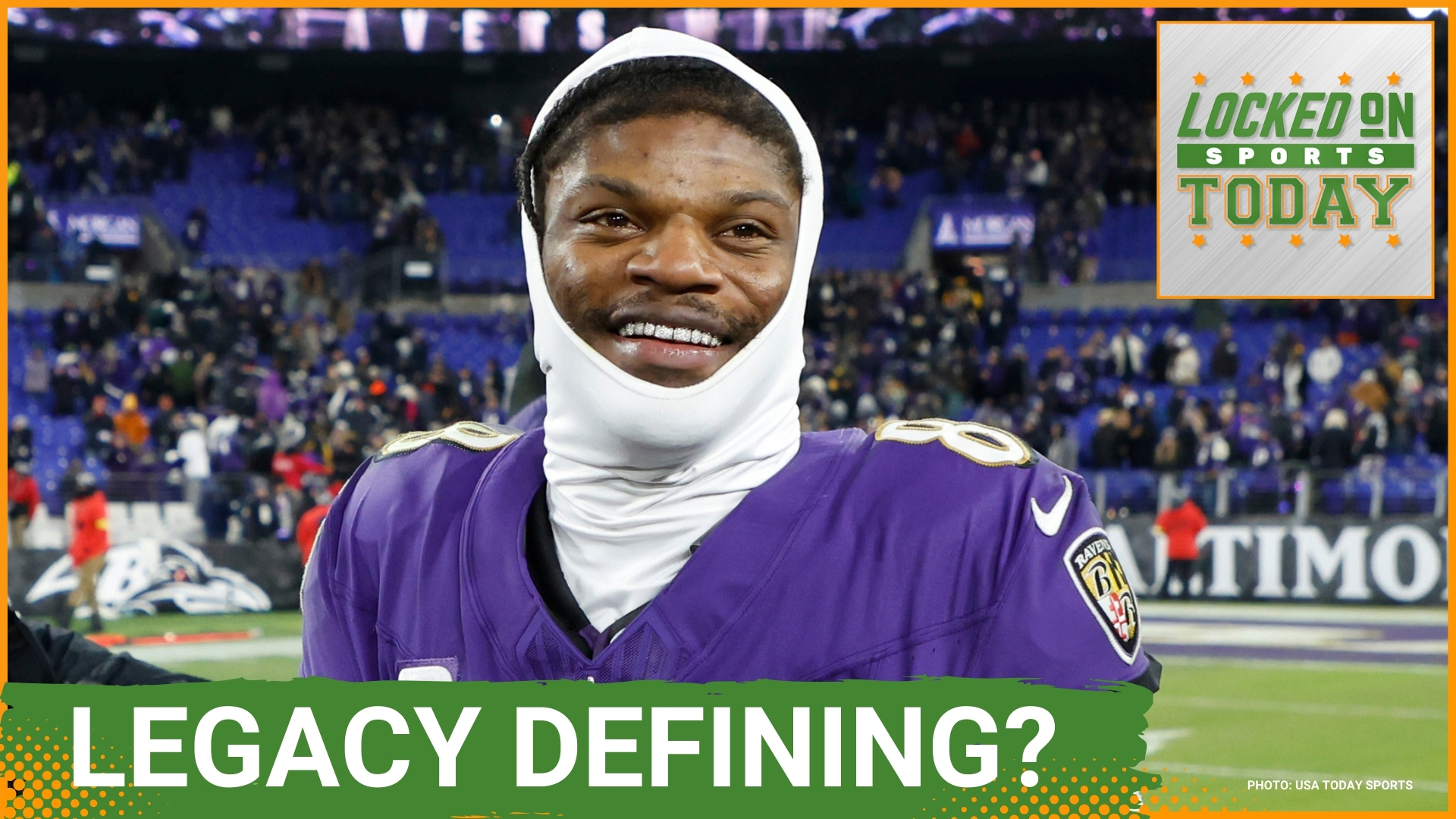 Lamar Jackson is heading for a legacy defining game. Also, the Knicks are hard to figure out right now. And Notre Dame is playing their biggest game ever.