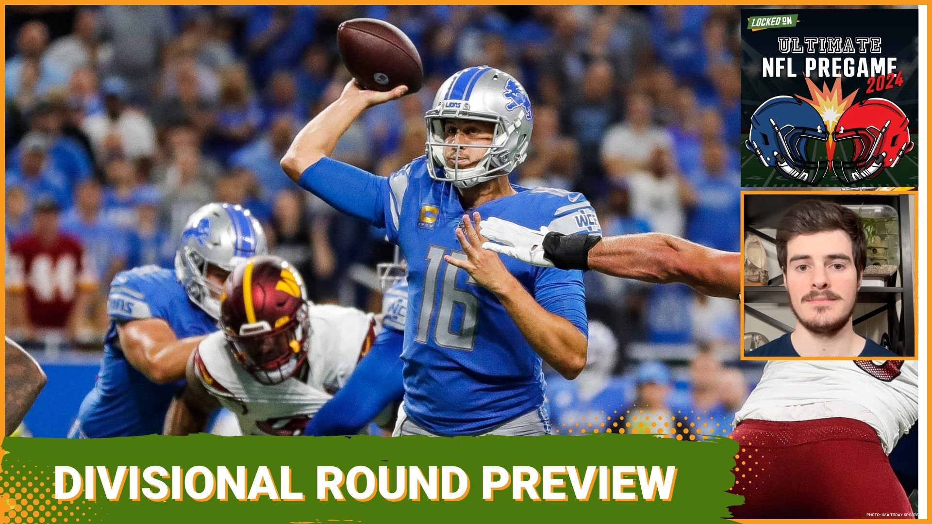 Can the Washington Commanders upset the Detroit Lions in Divisional Round? Who wins MVP battle between the Baltimore Ravens and Buffalo Bills?