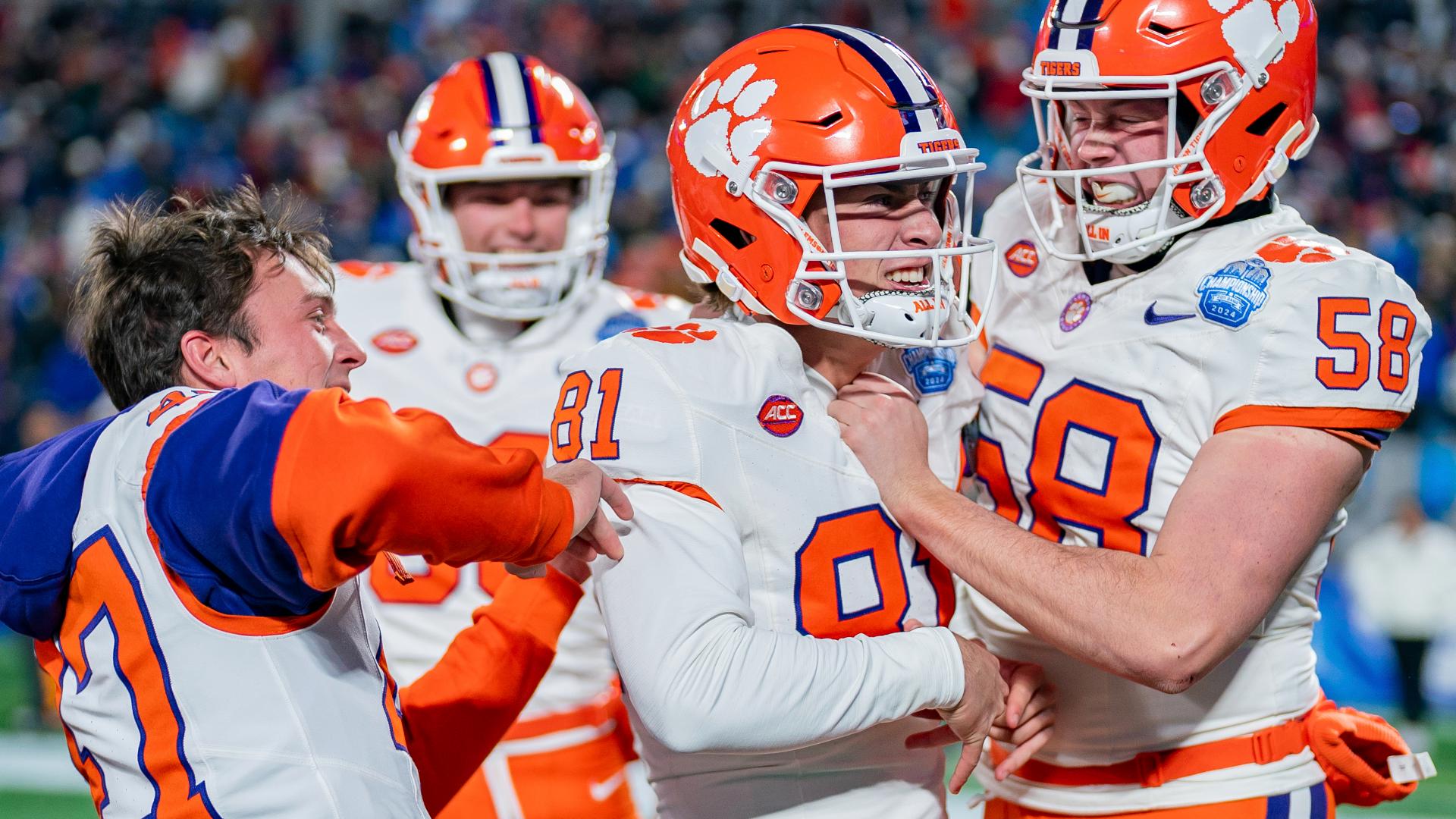 Freshman Nolan Hauser showed why he was one of the top kickers coming out of high school as he delivered at the buzzer in Charlotte, sending Clemson to the playoff