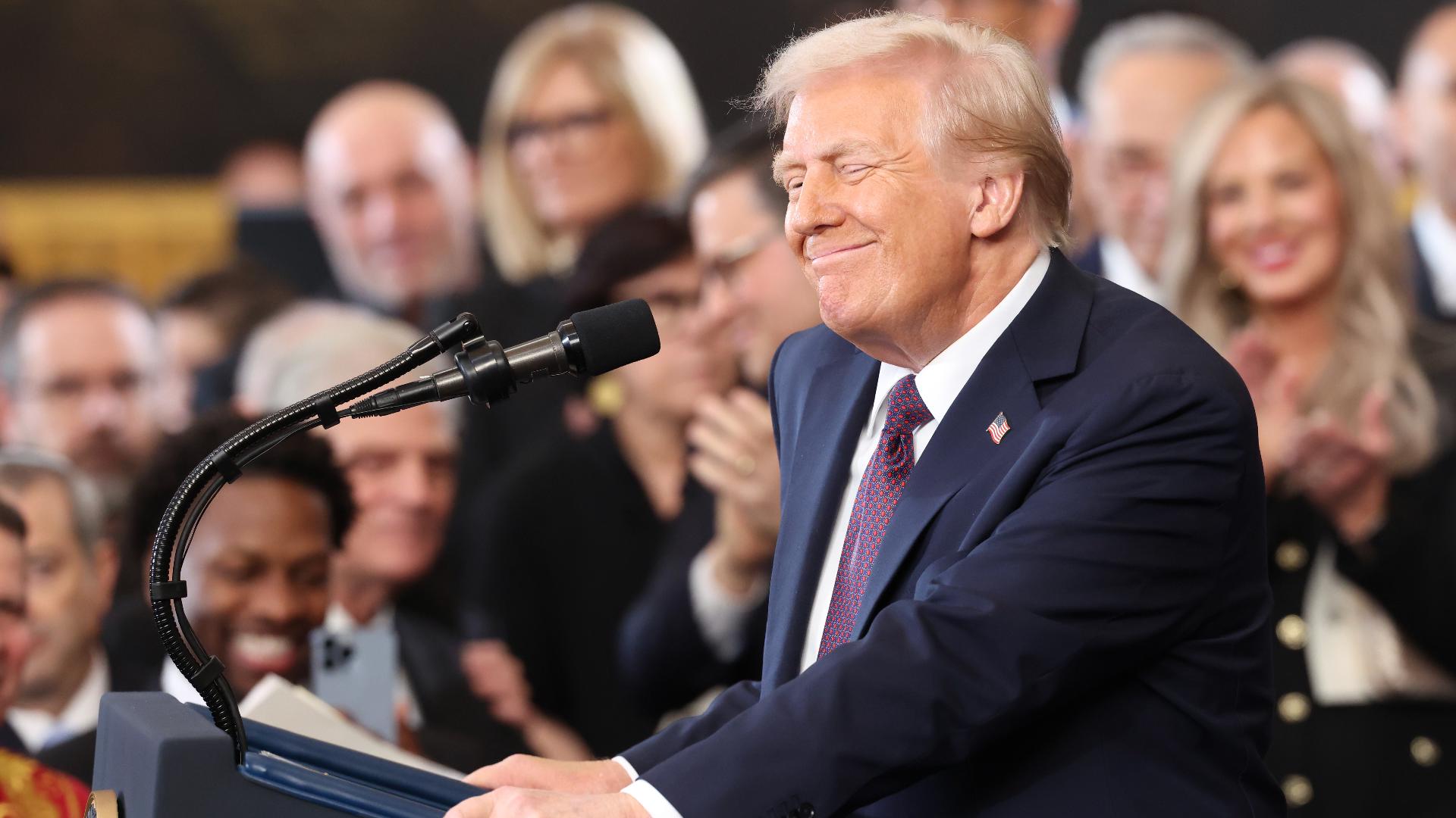 Hear President Donald Trump's full inaugural address.